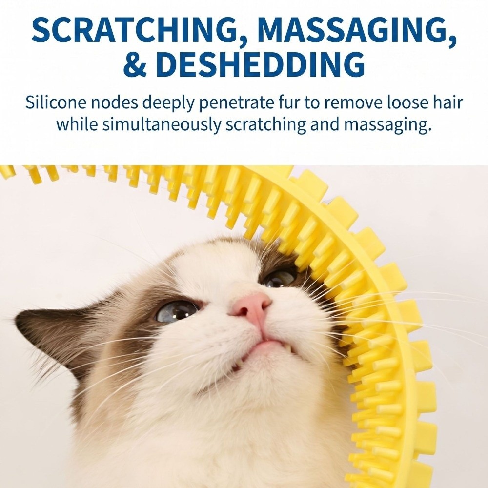 House Hair Care - نفق بلاستيكي للقطط، فرشاة لتقليل الشعر،