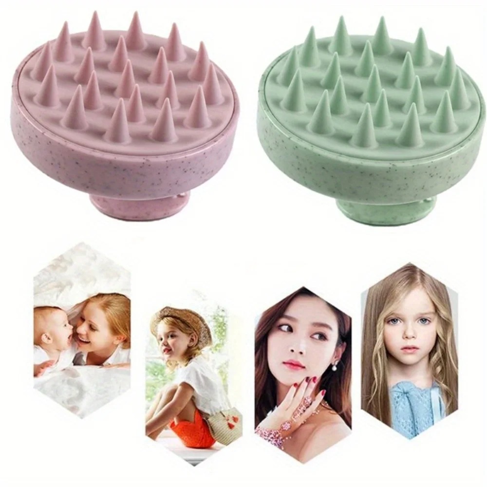 House Hair Care - فرشاة شامبو ناعمة من السيليكون للعناية