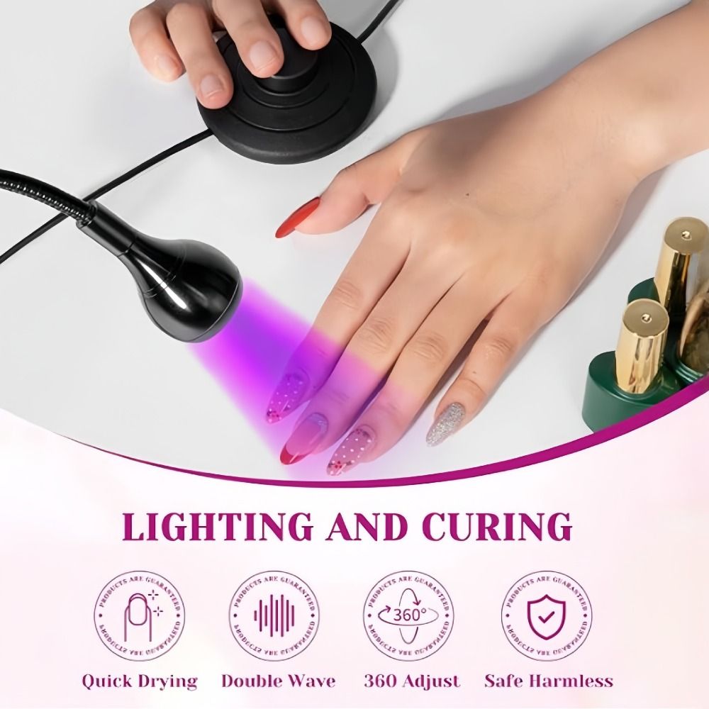 مصباح أظافر LED بالأشعة فوق ال - مراجعة Hair Care Gel وسعره