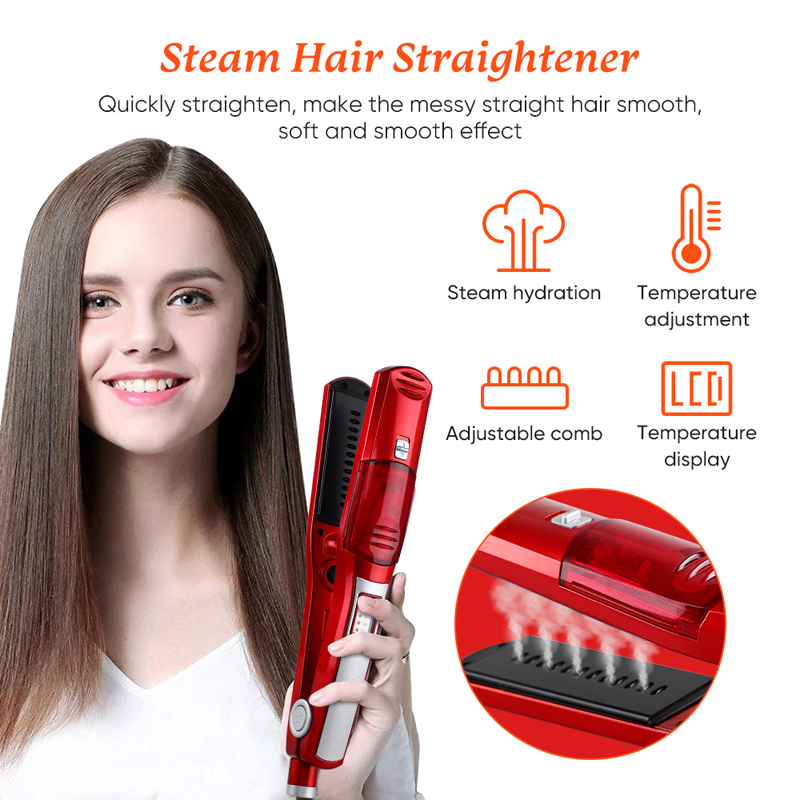 مكواة فرد الشعر المرطبة عبر ال - مراجعة Hair Care Order وسعره