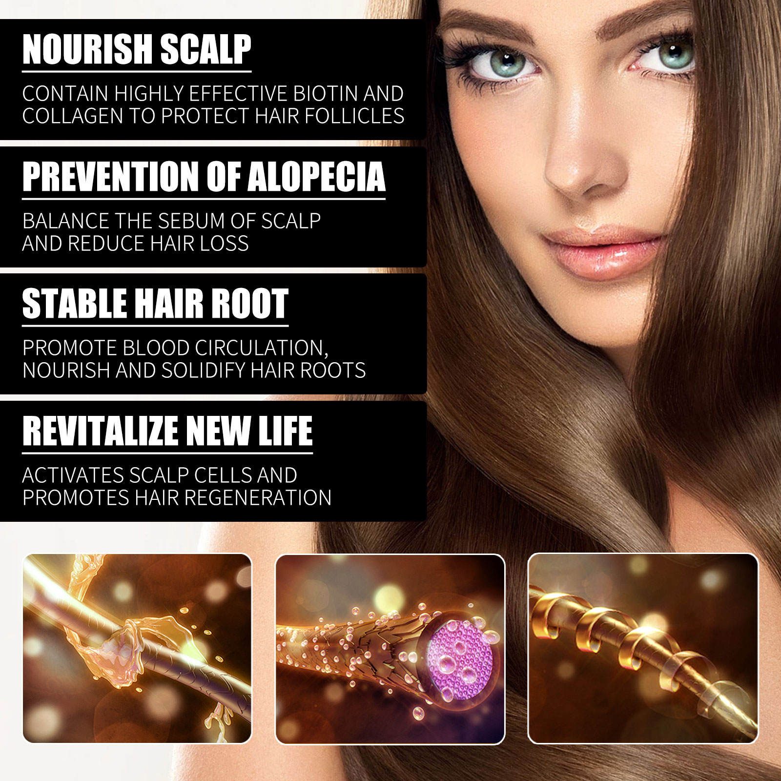زيت البيوتين للشعر، سيروم الكو - مراجعة Hair Care Collagen وسعره