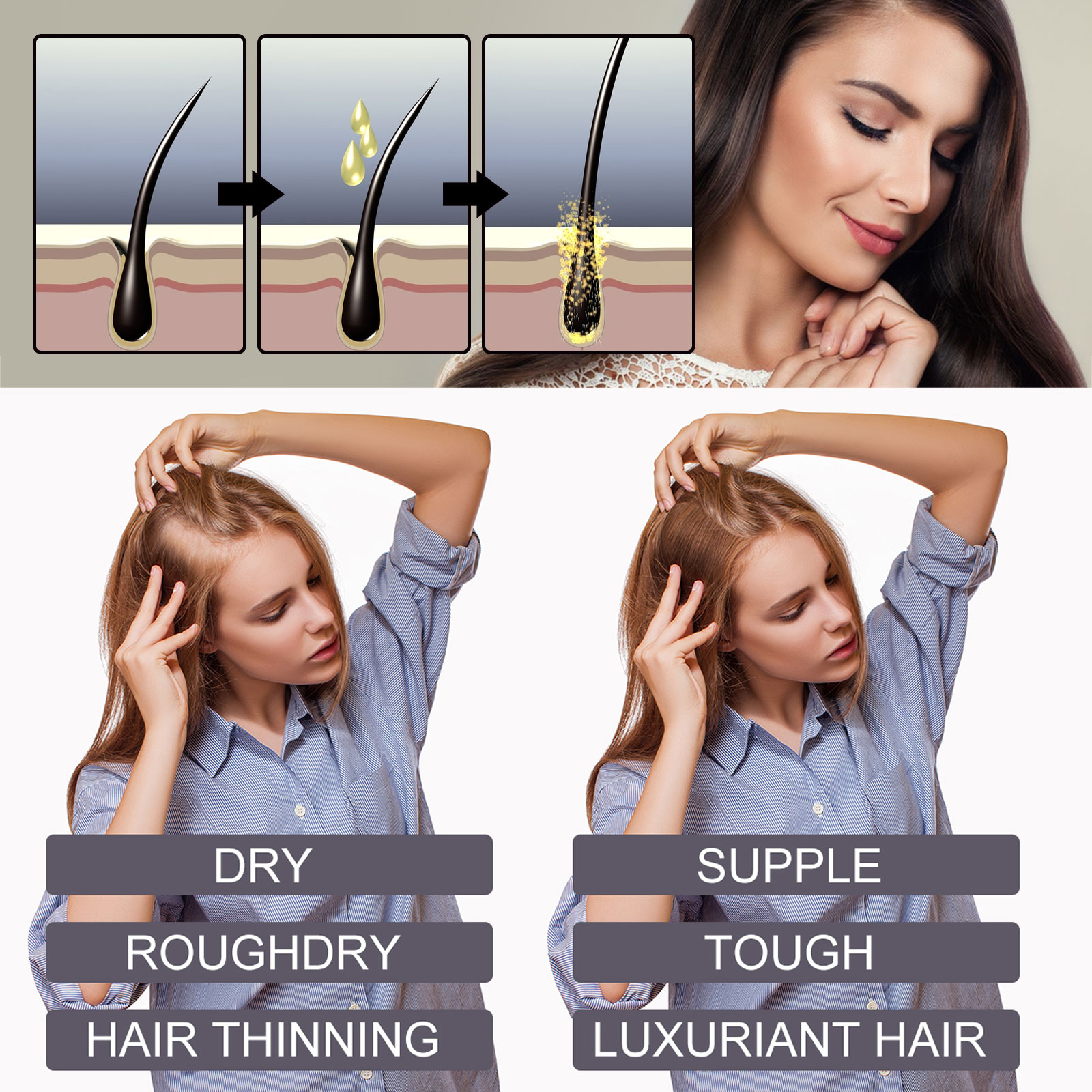 زيت البيوتين للشعر، سيروم الكو - مراجعة Hair Care Collagen وسعره