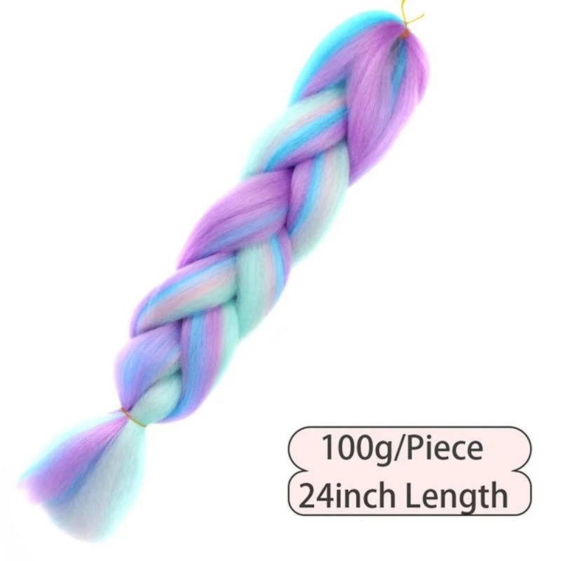 الاصطناعية 24 بوصة جامبو الضفا - مراجعة Braiding Hair Kanekalon وسعره